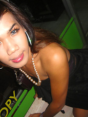 Ladyboy Nam is ready for a night on Walking Street and sex