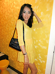Yellow Dress Top Bareback